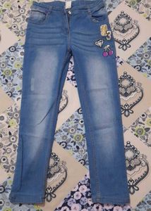 Embroidered Flare Jeans