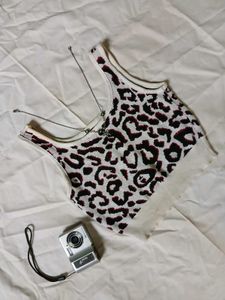 PRICE DROP❗️Y2k Cheetah Print Crop Tank