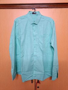 Cotton Light Green Shirt
