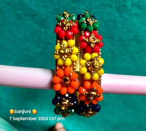 2 Pcs Bangles - 4 color mi