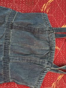 denim dress midi