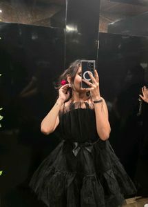BLACK PARTY WEAR DRESS