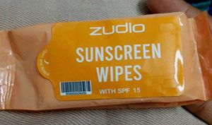 Zudio Sunscreen Wipes SPF 15