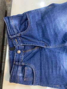 Classic Wide-Leg Denim – Mid-Wash Blue💙