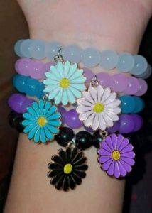 Glass Beaded Bracelets
