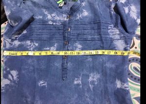 Denim kurta