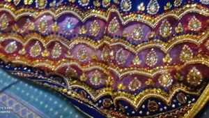 Embroidery Saree With Stiched Blouse