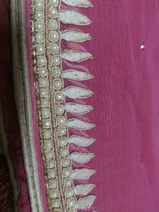 beautiful pink saree