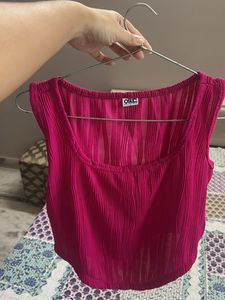 Pink Corset Top