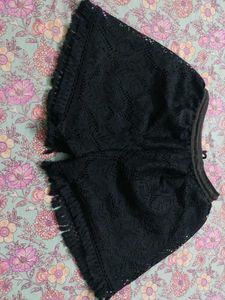 Lace Black Shorts