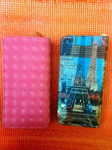 💖Cute clutches- Pink &amp; Doll Print💗