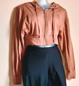 Size S/M 🎁Buy 2 Get 1 Free 🎁 Zudio Crop Hoodie