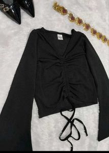 Black Long Sleeve Top