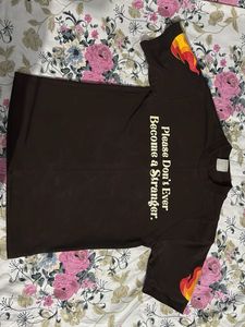 Brown 'Stranger' Graphic Tee