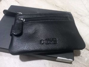 Calfnero Genuine Leather Card Holder Coin Wallet
