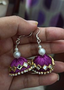 Three Pair Handmade New Jhumka