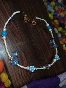 Blue Beaded Necklace