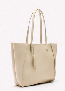 Zara Cream Tote Bag.