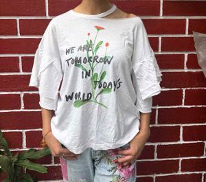 Trendy Graphic Print Top