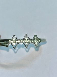Silver Cuff Bracelet with Gemstones