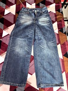 Wide Leg Denim Jeans