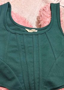 Green Corset Top