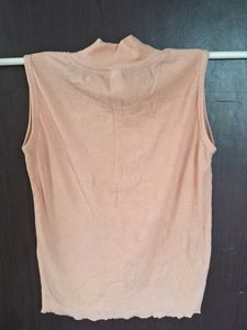 Peach Sleeveless Tank Top🦋