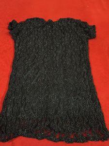 Black Glittering Top