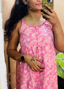 Pink Floral Dress