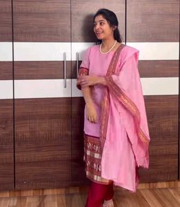 Pink Kurta Set with Dupatta