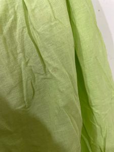 H&amp;M Green Linen Blend Dress