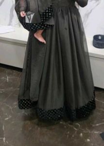 Party Wear Full Flare Gown Mother Daughter Duo