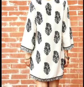 Floral Print Long Sleeve Dress.