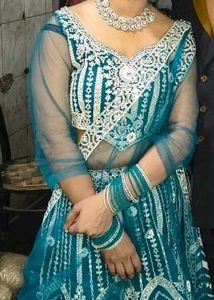 Gorgeous Teal Lehenga Choli