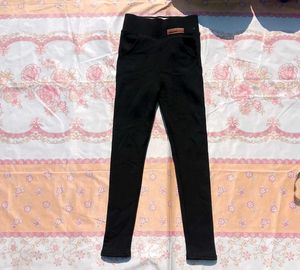 Women’s Black Winter Leggings | Warm &amp; Stretchable