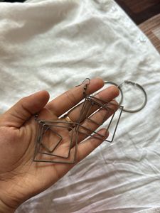 Pack Of 2 Oxidized Earrings
