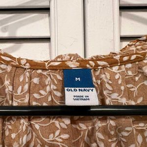 old Navy Floral Print Blouse