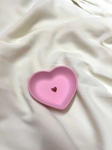 Pink Heart Trinket Dish