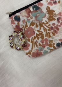 Vintage Circular Wreath Rinestone Hair Clip