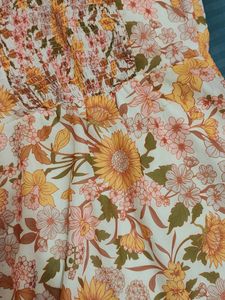 Floral Fit And Flare Dress