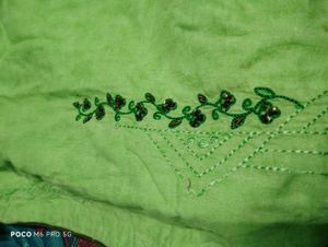 Green Salwar Pants Kurti Free