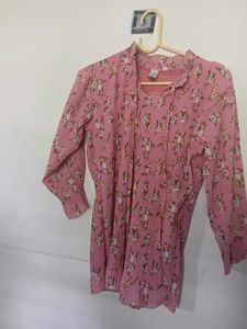 Floral Print Pink Top