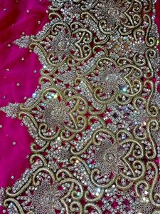 Pure Zardozi Wedding Saree
