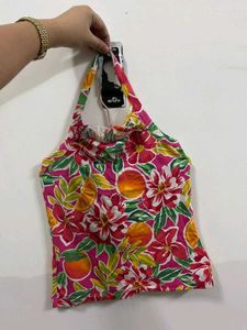 Floral Halter Top