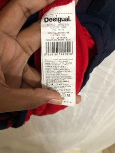 Desigual Blue Short Sleeve Top