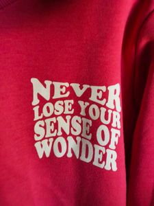 Pink Graphic Crewneck Sweatshirt