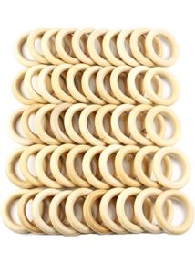 Wooden Round Loop Rings for Art & craft