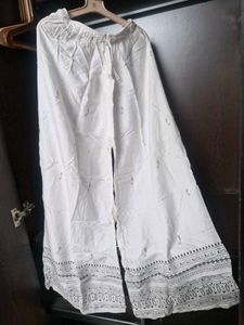 White Palazzos Set Of 2
