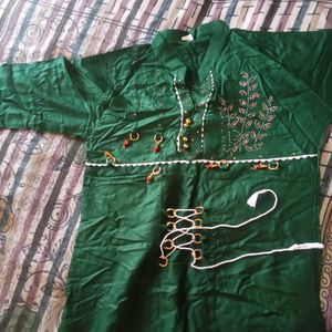 Green Colour Kurta