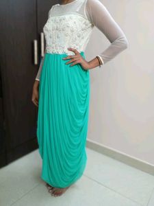 Stylish Ethnic Gown With Pant